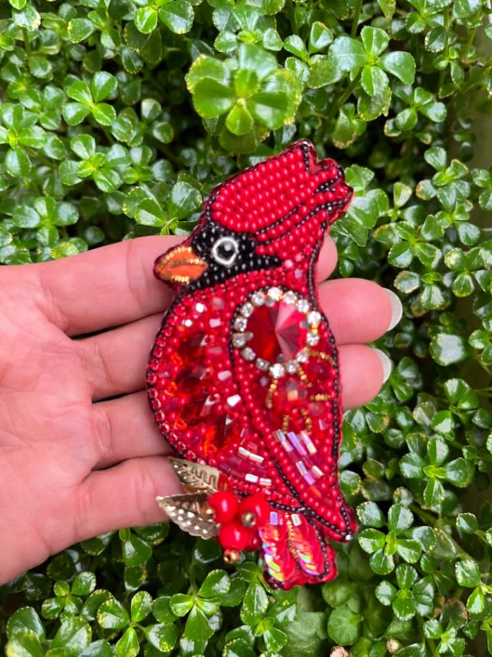 Broche Cardenal
