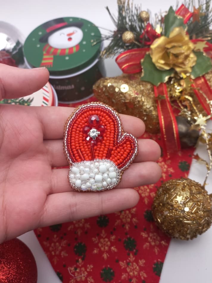 Guante de Navidad