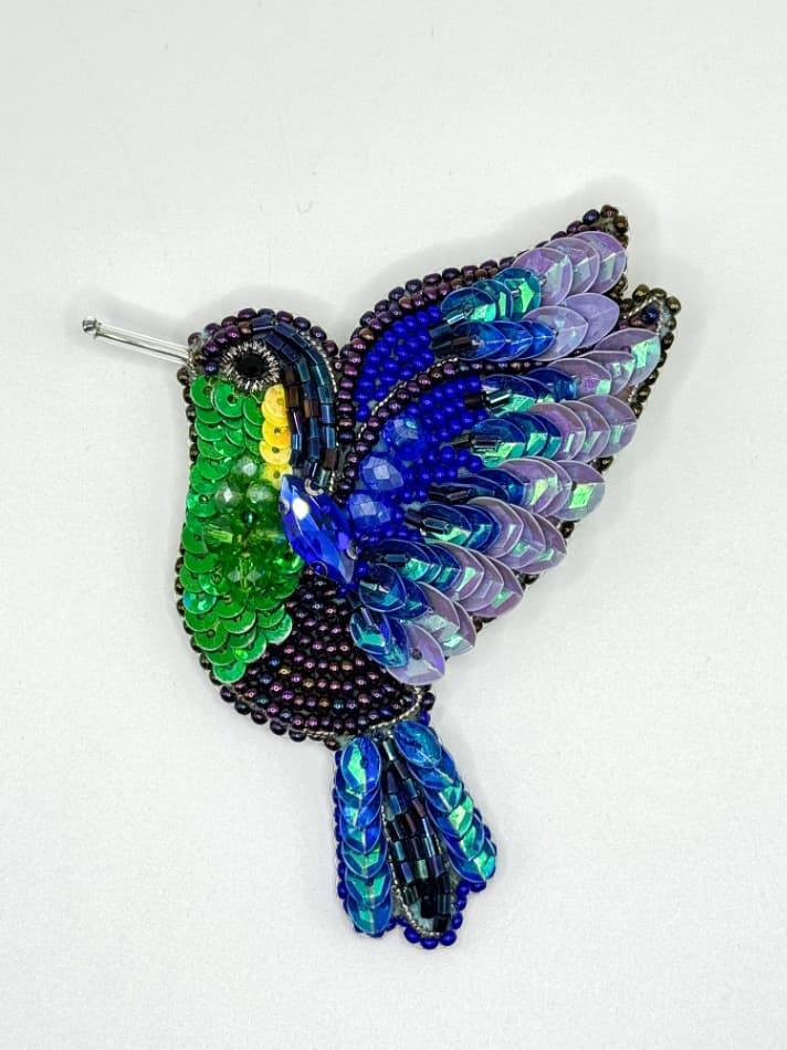 Broche Colibrí Arcoíris