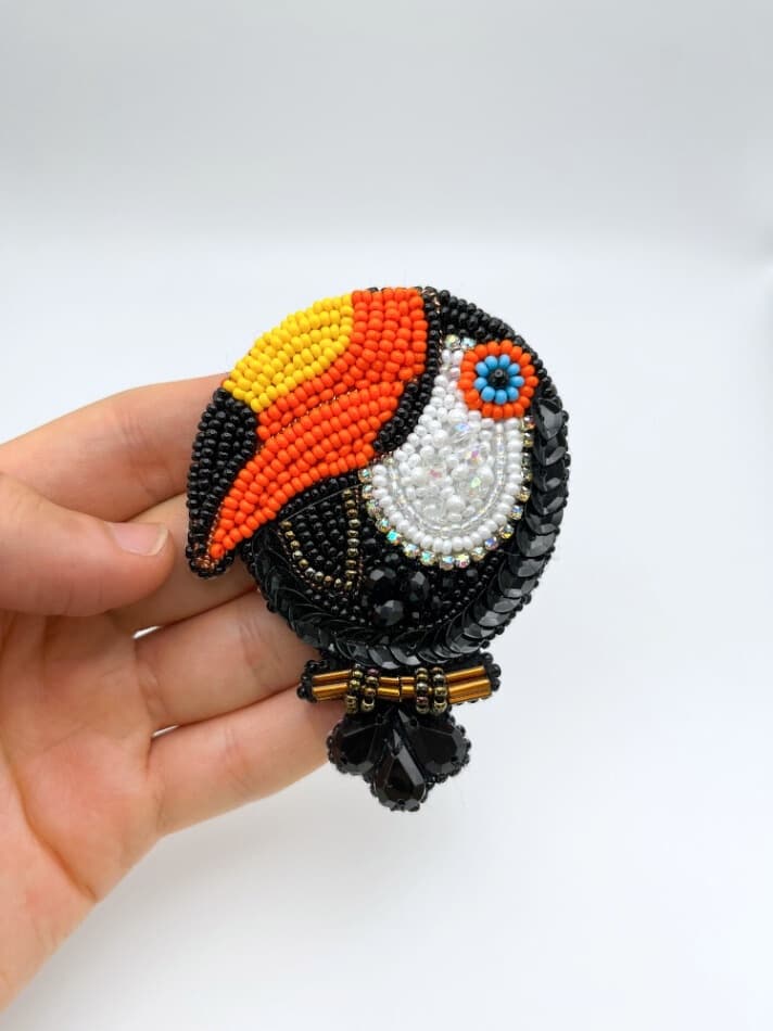 Broche Tucán Redondo